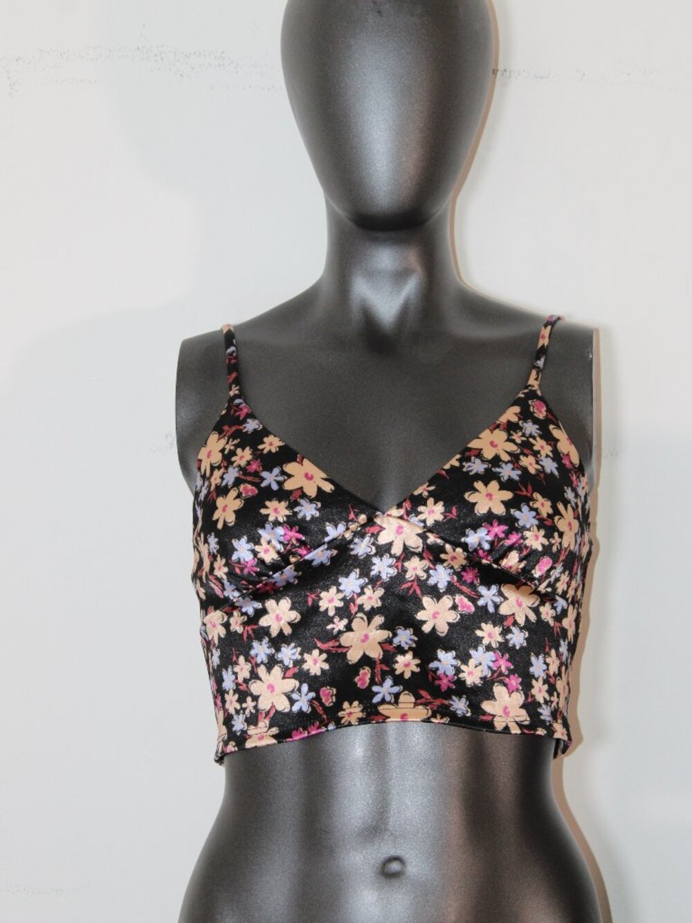 Originality floral camisole crop top